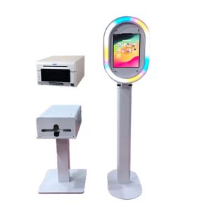 Magic Mirror Photo Booth Kiosk – 360° Touch Screen, Wireless Remote, iPad/SLR/DSLR Compatible