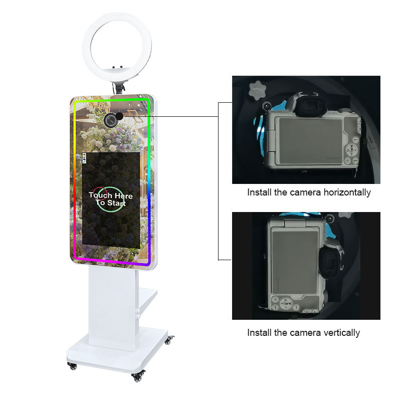 Kingsun 21.5" Touchscreen Mirror Photo Booth – GIF, Video Recording, DSLR Compatible, FREE Shipping - Image 6