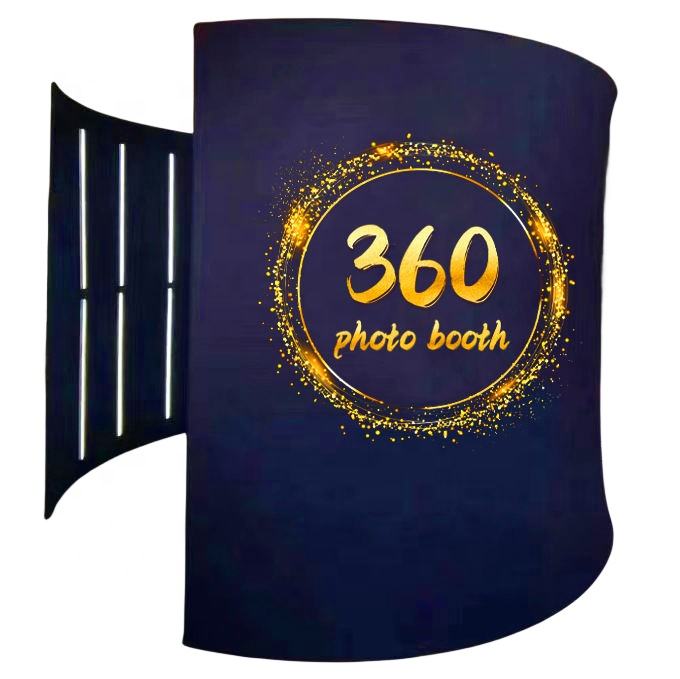 360 Photo Booth Curved LED Backdrop Enclosure – 8×8ft/10×8ft, Aluminum, 48H Dispatch - Image 3
