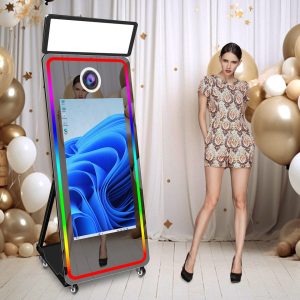 Magic Mirror Photo Booth 40" / 65" – DSLR Camera, 21.5"/32"/43" Touch Screen, 100% On-Time Delivery